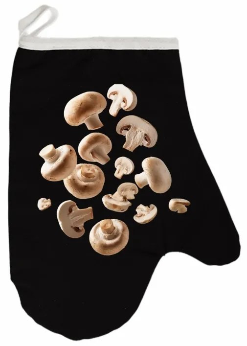 Kuchynská rukavica Champignon EMI, čierna