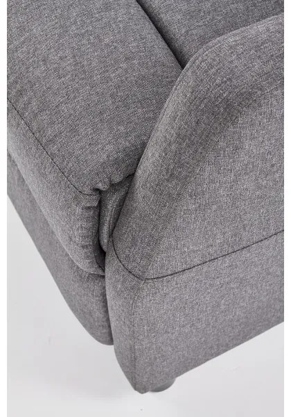 Polohovateľné kreslo FELIPE šedá