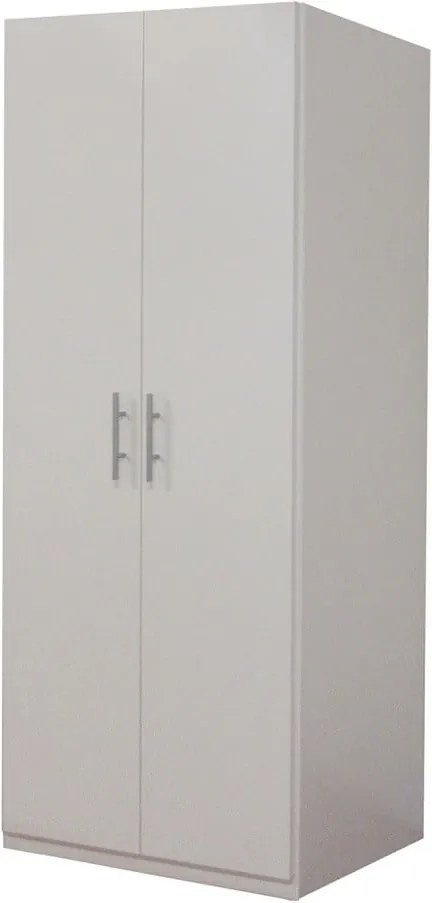 Biela trojdverová šatníková skriňa Evegreen Houso Home Paradiso, výška 202 cm