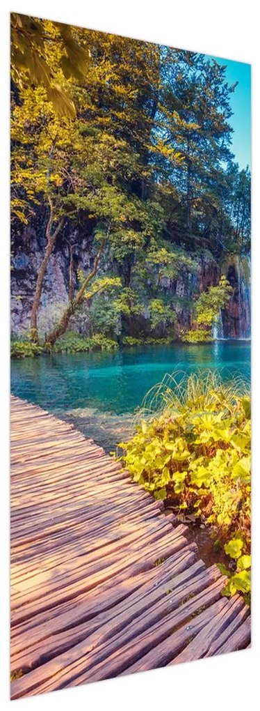 Fototapeta na dvere - Jazero Plitvice (95x205cm)