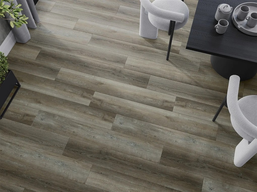 Mexen Aspen, vinylová podlaha 1240x182 mm SPC 6,5 mm, IXPE 1,5 mm, 4-stranná V-drážka, dub, F1012-1240-182-505-4V1-01