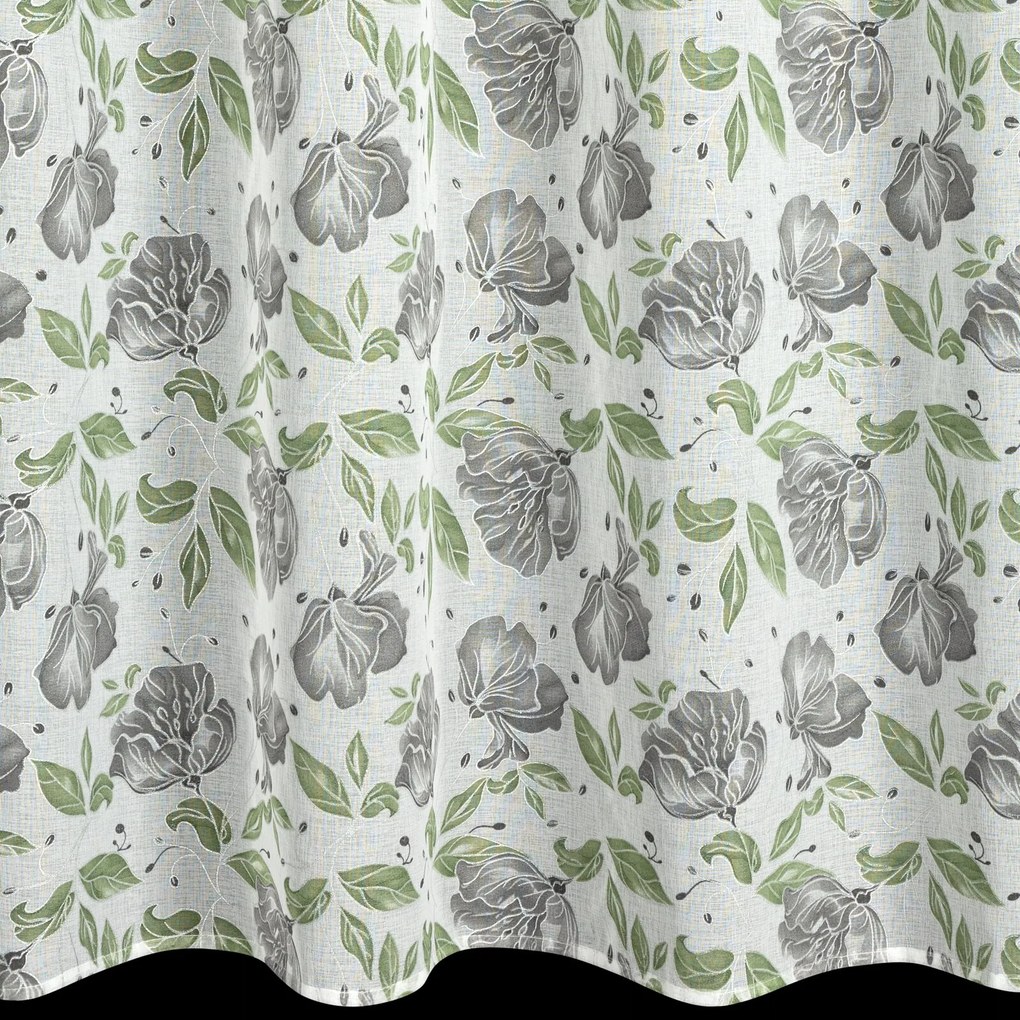 ZÁVES NA KRÚŽKOCH DARI 140X250 CM KVETY