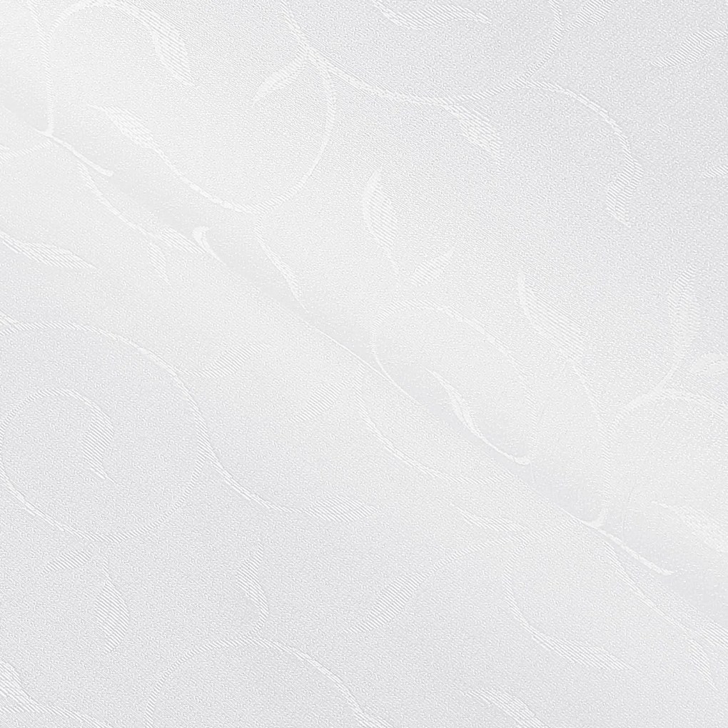 Goldea sviatočný behúň na stôl teflónový - biely s veľkými ornamentmi 35x120 cm