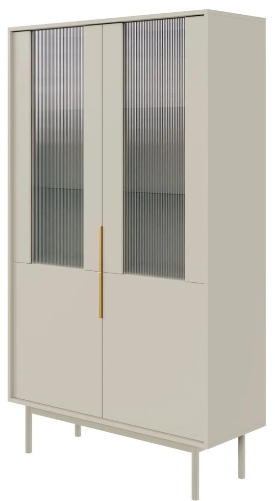 Vitrína Viva 104 cm kašmírová
