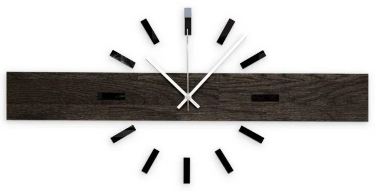 Ručne vyrobené dubové zvislé hodiny minimalistický škandinávsky dizajn I SENTOP MAS021-3169