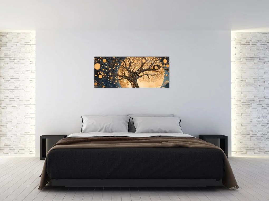 Obraz – Surrealistický strom (120x50 cm)