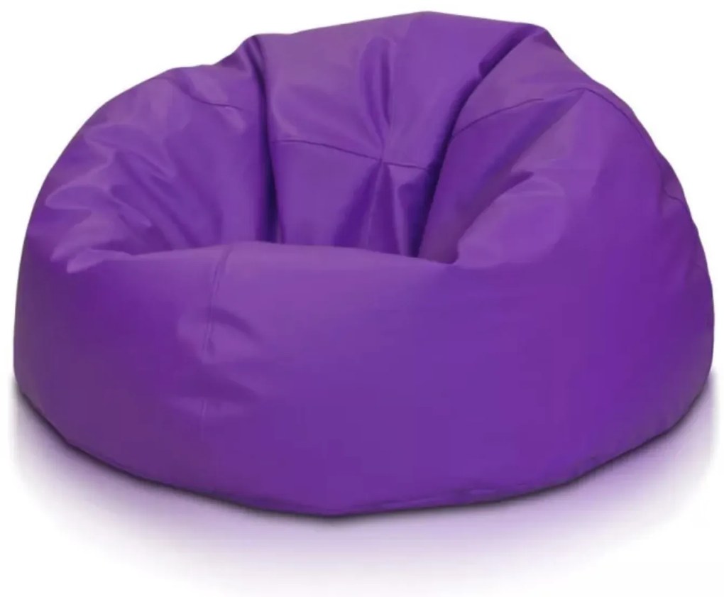 INTERMEDIC SK Sedací vak Sakwa M – ekokoža, 200 L, kompaktný vak na sedenie Farba: E07 - Fialová