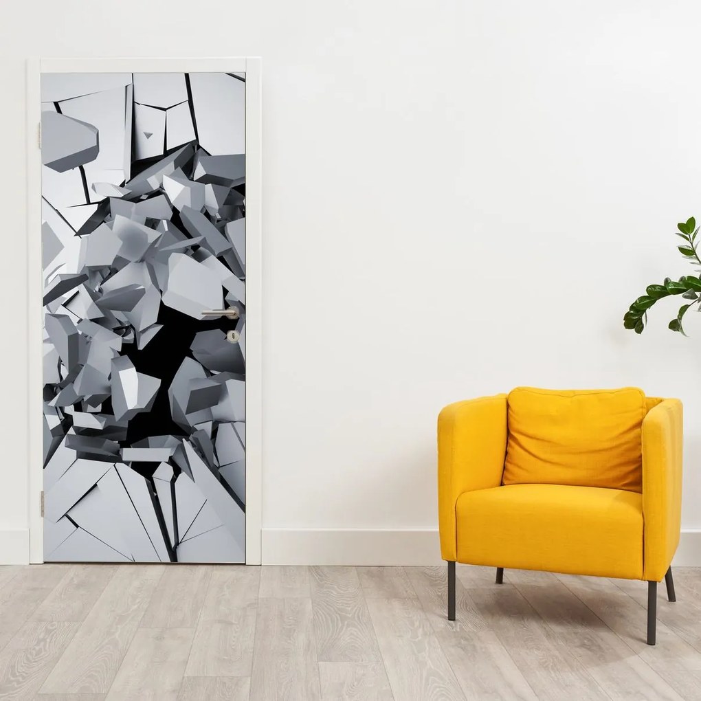 Fototapeta na dvere - Abstrakcia 3D (95x205cm)