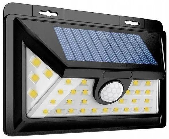 ISO 8697 Solárne vonkajšie 34 LED SMD osvetlenie s pohybovým senzorom