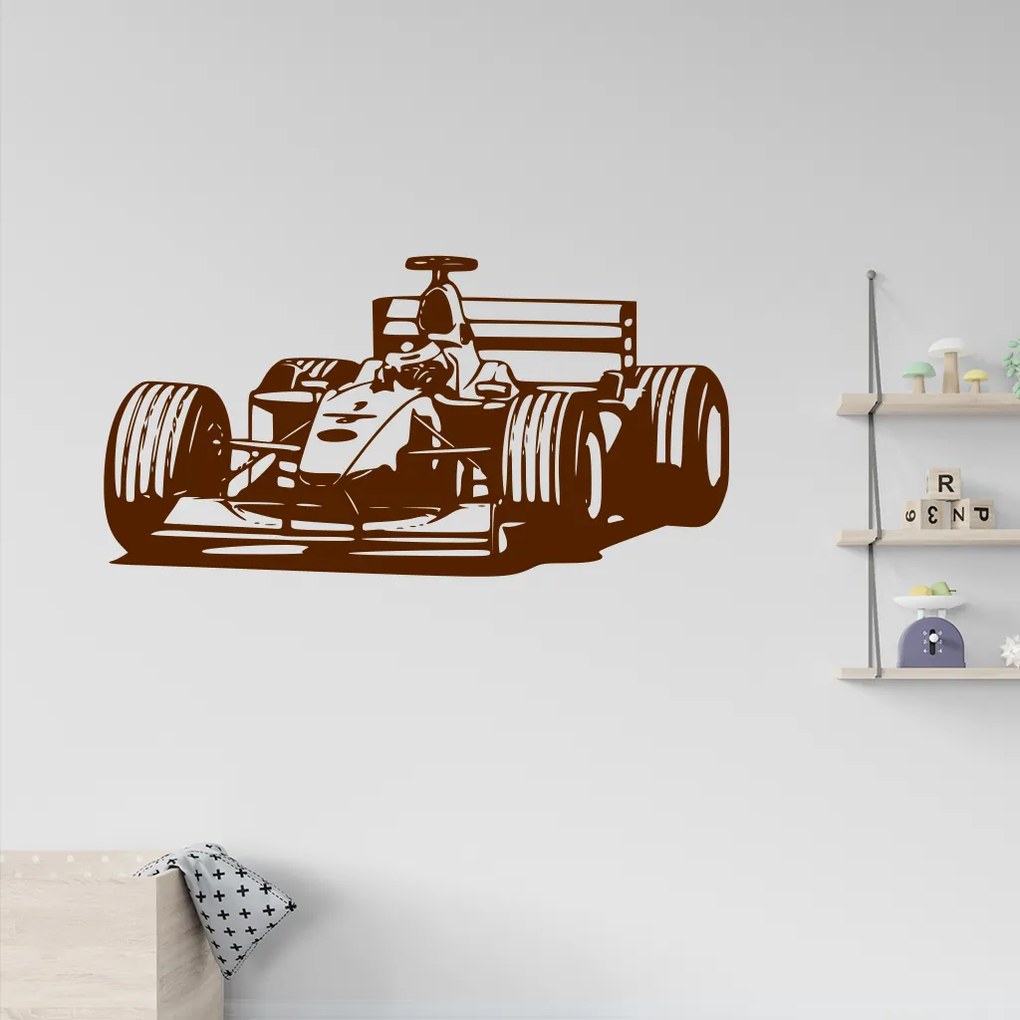 Veselá Stena Samolepka na stenu na stenu Formula Farba: béžová, Veľkosť: 60 x 30 cm