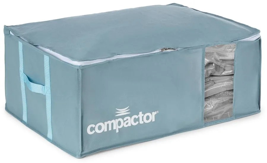 Vákuový plastový úložný box na oblečenie 65x45x27 cm Blue Edition – Compactor