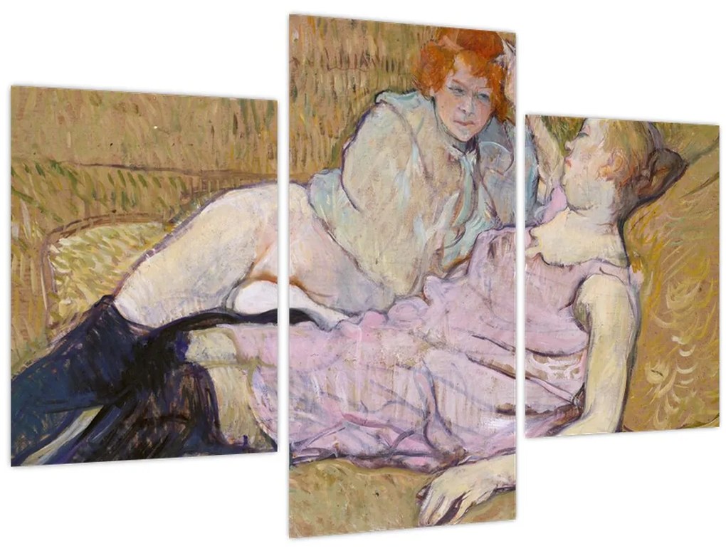 Obraz - Henri de Toulouse-Lautrec, The Sofa, reprodukcia (90x60 cm)