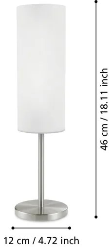 EGLO 85981 - Stolná lampa TROY 3 1xE27/60W