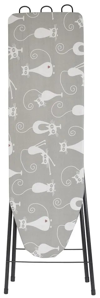 Erga Model Irit Black, žehliaca doska 120x30x80 cm, čierna-viacfarebné, ERG-SEP-10DESIRITBLA
