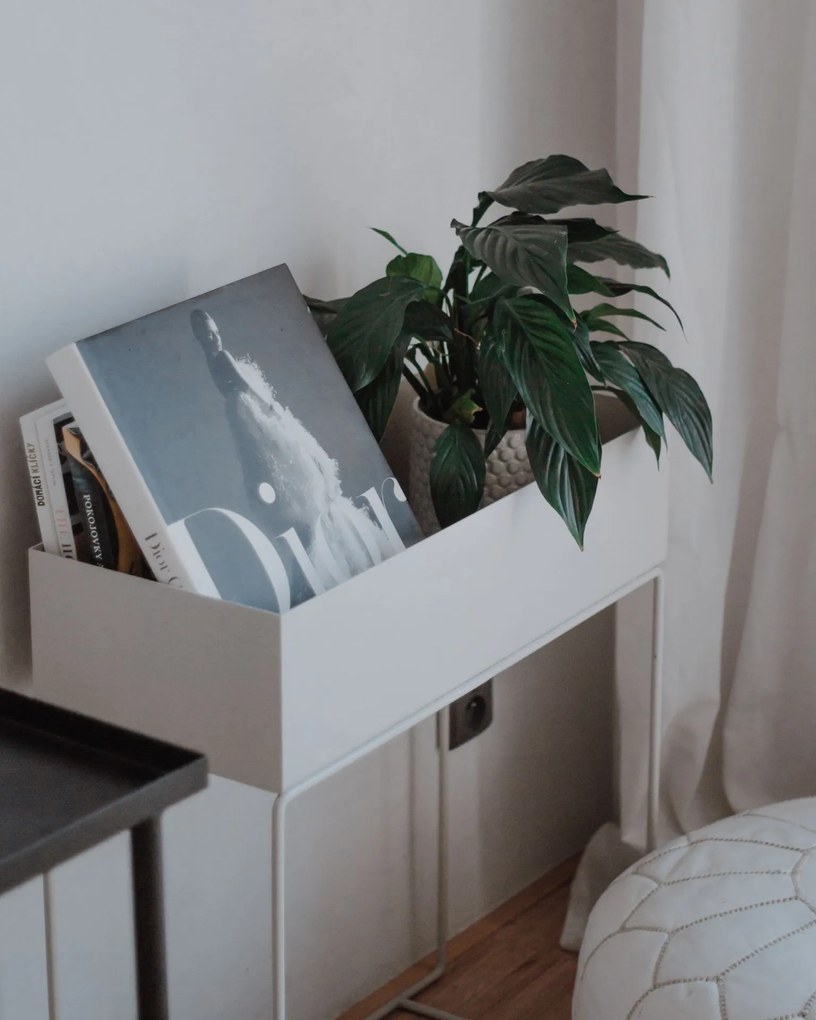 Ferm Living Stojan na kvety Plant Box Light Grey