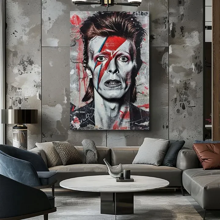 Obraz Davida Bowieho - Ikona hudby a štýlu 60x90 cm
