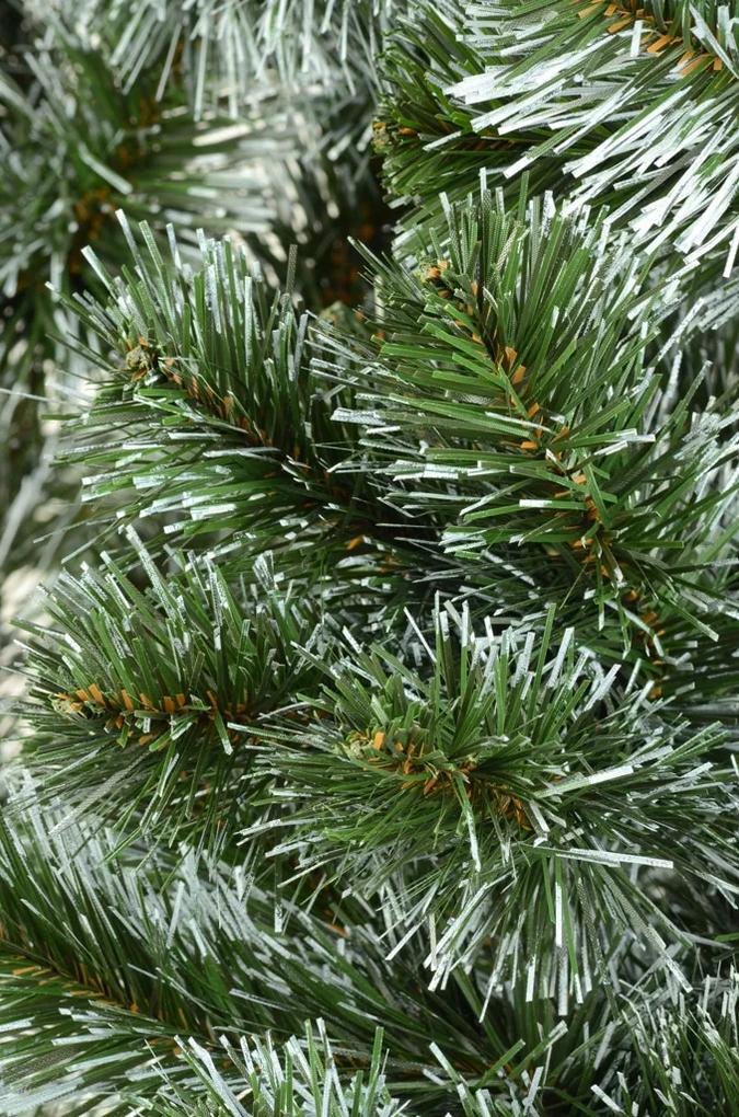 Vianočný stromček Christee 10 220 cm - zelená / biela
