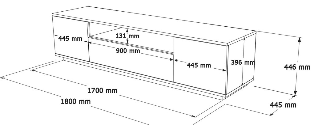 Súprava nábytku do obývacej izby Fr 17 borovica Atlantic/biela