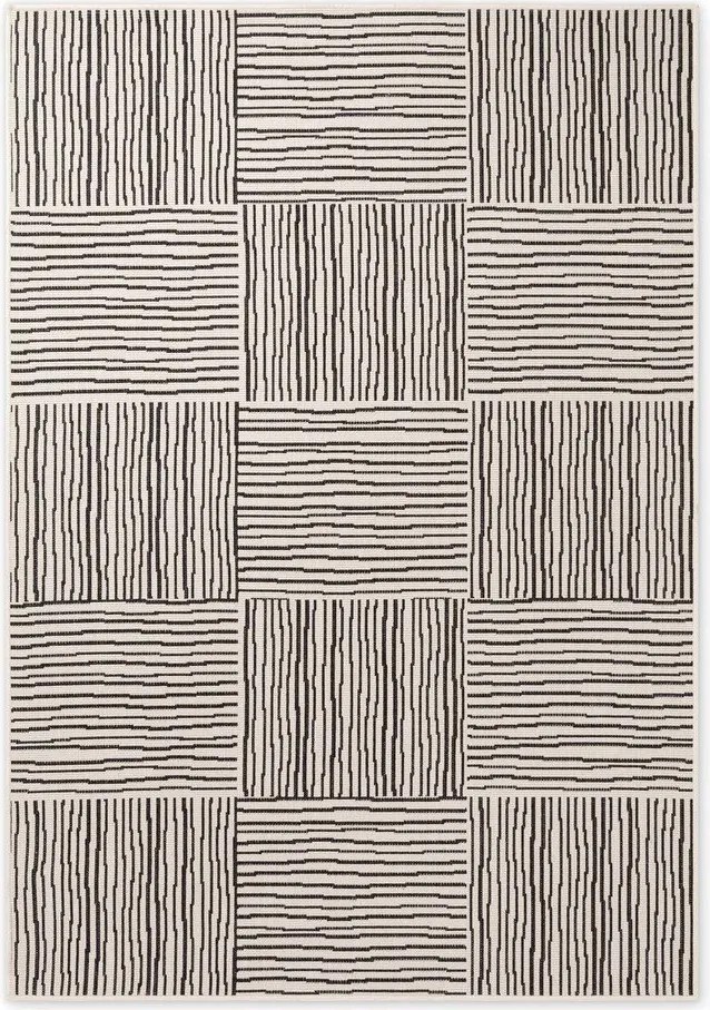 Čierny/krémovobiely vnútorný a vonkajší koberec 160x230 cm Haringey Nightingale – Ted Baker