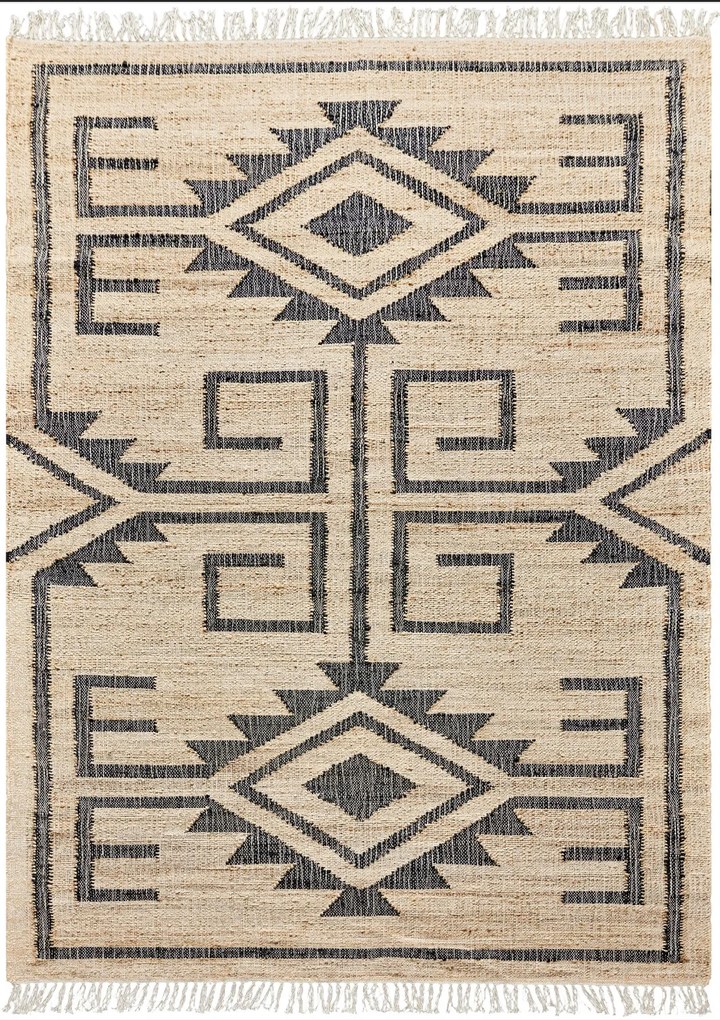 Diamond Carpets India, Ručne viazaný kusový koberec Trellis 2338 Natural, 140x200, béžová, chodba / predsieň