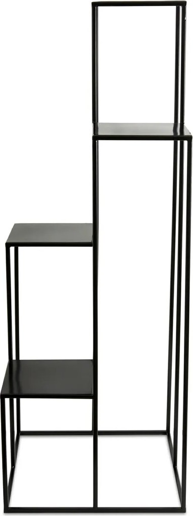 STOJAN NA KVETINÁČ KASKADA2 110X40X40 CM ČIERNA