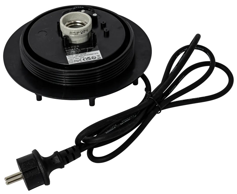 Moderná vonkajšia lampa biela 30 cm štvorcová IP44 - Nura