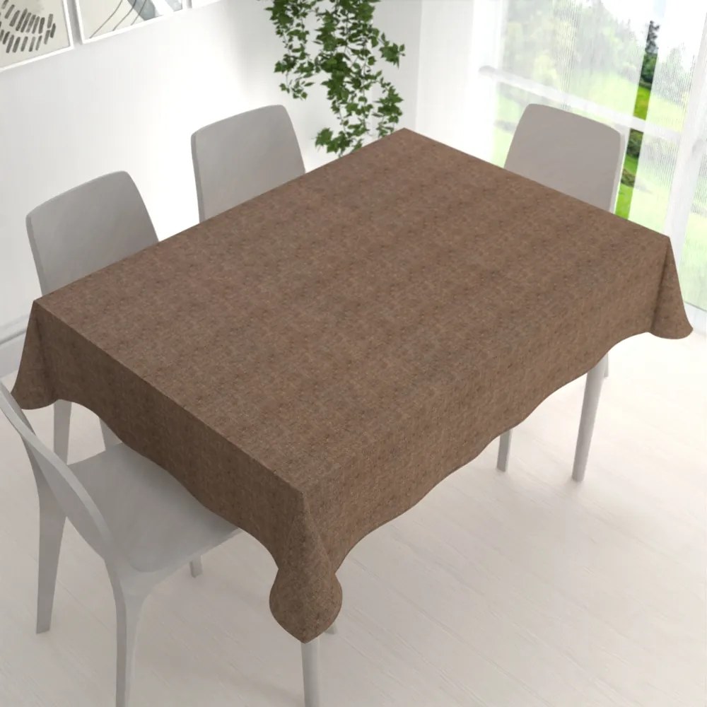 Biante Dekoračný obdĺžnikový obrus PML-120 Hnedá režná 140x200 cm