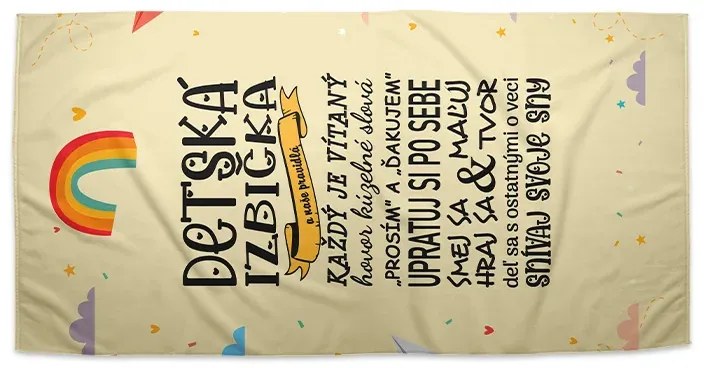 Sablio Uterák Detská izbička - 30x50 cm