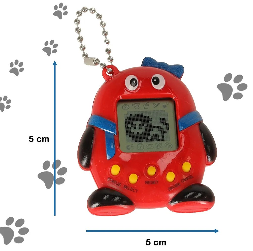 IKO Elektronická hra Tamagotchi s mašľou – červené