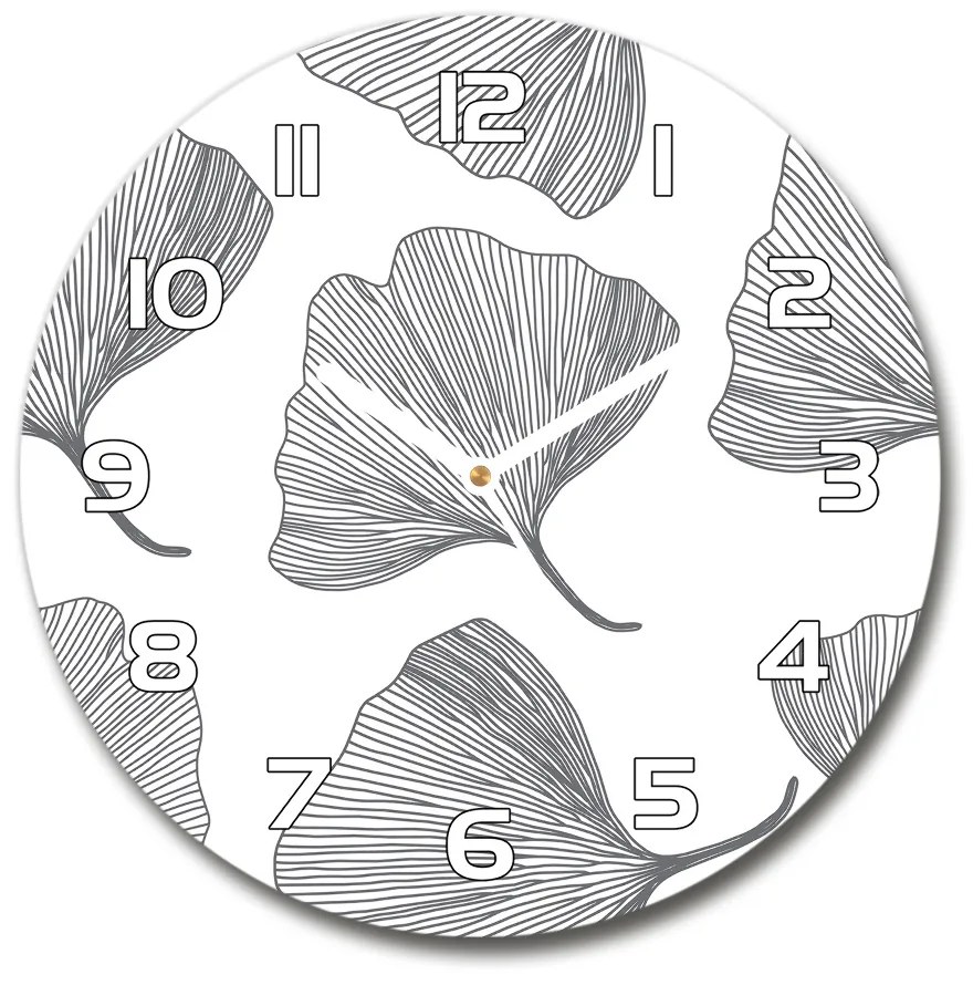 Sklenené nástenné hodiny okrúhle Jinan pl_zso_30_f_70762265