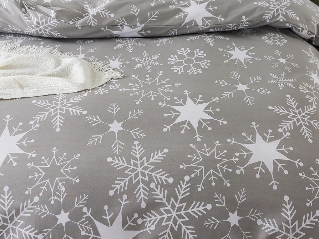 XPOSE® Francúzske flanelové obliečky JON - sivé