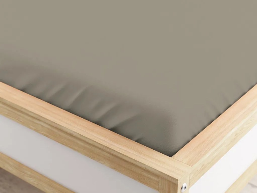 Napínacia plachta z mikrovlákna béžová 160 x 200 cm