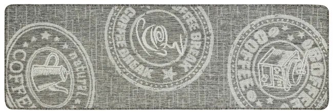 Koberec / Behúň FLEX 1907/P91 hnedý / sivý