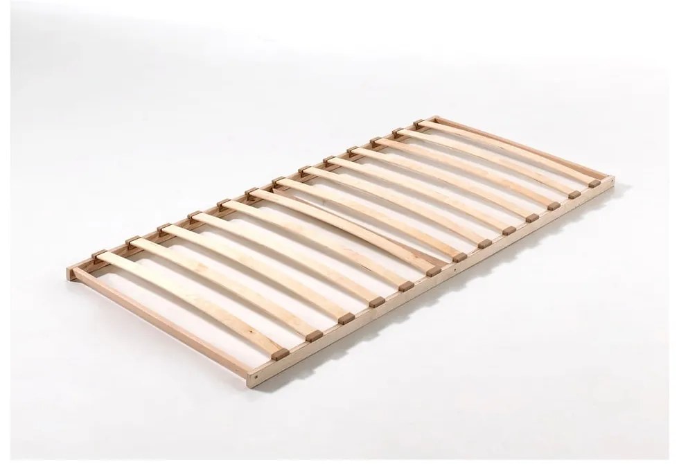 Biela detská posteľ z borovicového dreva s výsuvným lôžkom s úložným priestorom 90x200 cm AMORI – Vipack