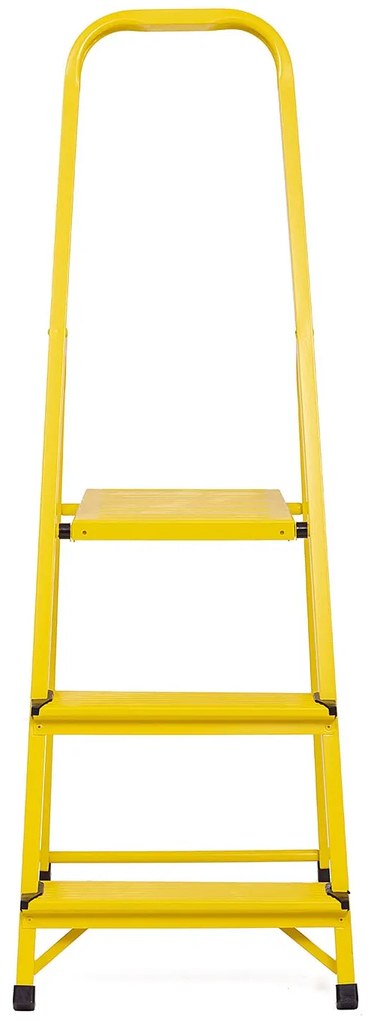 Elkop Oceľový rebrík žltý, 3 priečky