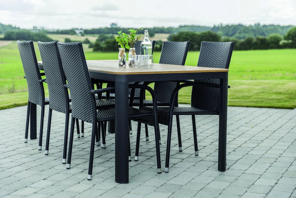 Záhradné ratanové kreslo ESSEN, antracit