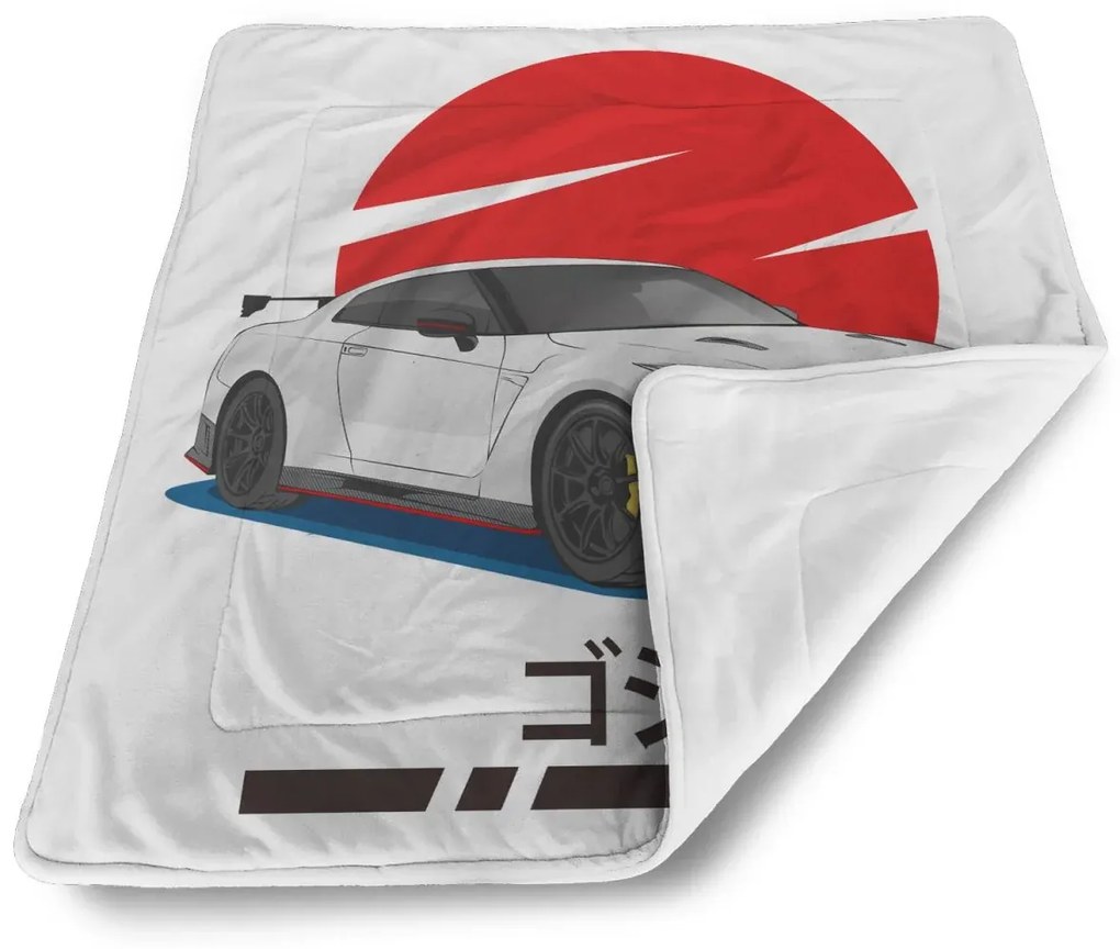 Sablio Deka pre bábätko Nissan GTR 35 Japonské slnko - 90x120 cm