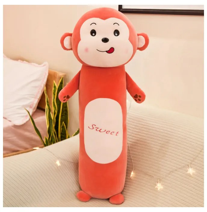 783387 Podlhovastý plyšový vankúšik - Sweet Monkey 90cm