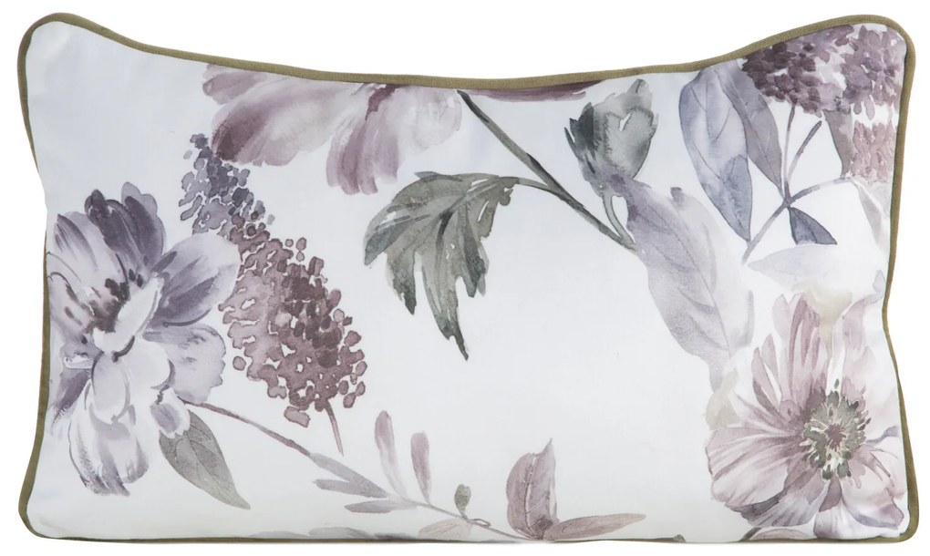 DEKORAČNÝ VANKÚŠ PREMIUM ROSALIA 45X30 CM KVETY