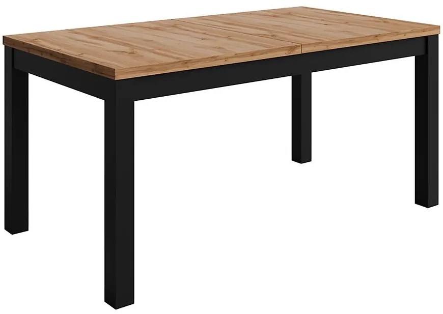 Stôl Agat 160+2x40 wotan/čierna