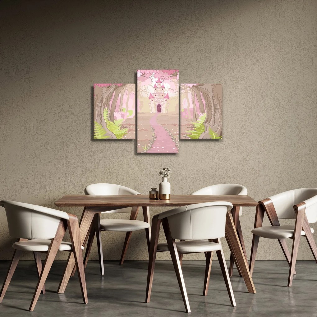 Obraz - Cesta do ružového kráľovstva (90x60 cm)