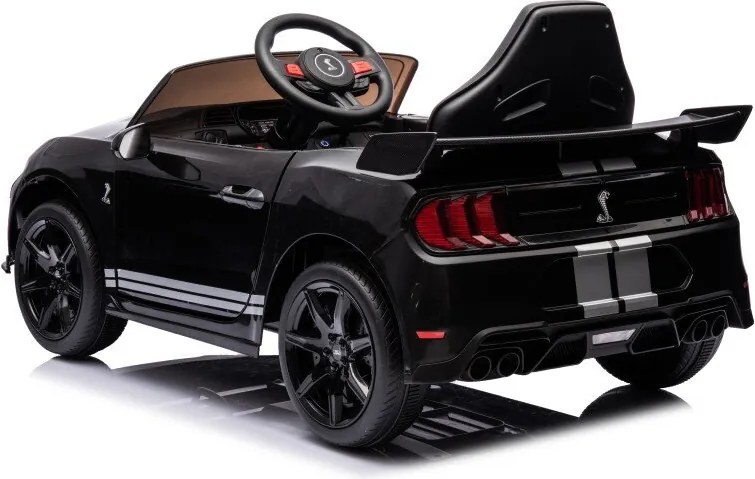 LEAN CARS Elektrické autíčko Ford Mustang GT500 Shelby čierne
