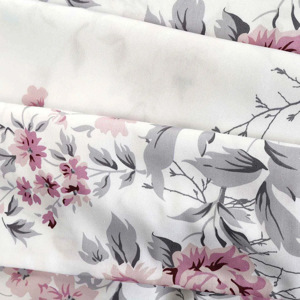 SATÉNOVÉ OBLIEČKY GARDENYA EXCLUSIVE 200X220 CM, 2KS 70X80 CM KVETY