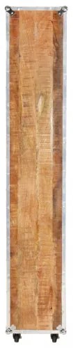 vidaXL Knižnica 56x28x163 cm surové mangovníkové drevo-