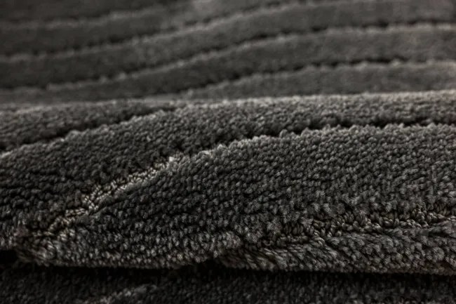 Kúpeľňový koberček Sara čierny, vlny