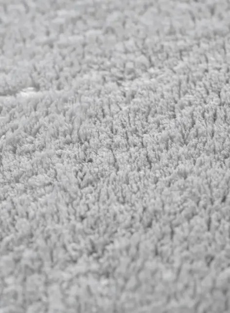 Protišmykový koberec MELLOW svetlosivý kruh