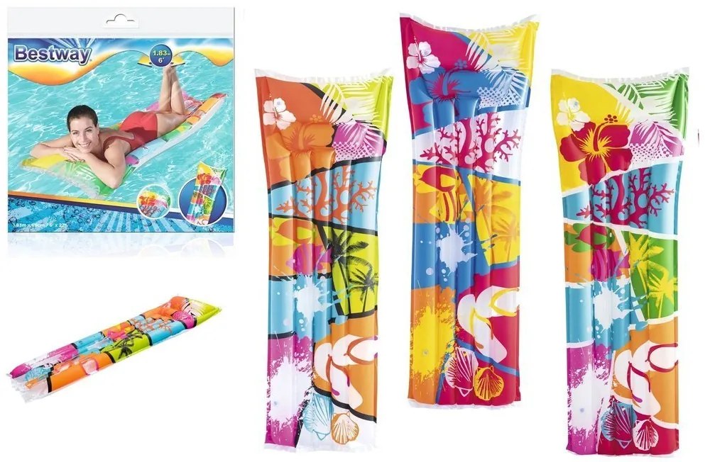 Bestway Nafukovačka na plávanie 183 x 69 cm Bestway 44033 farebná