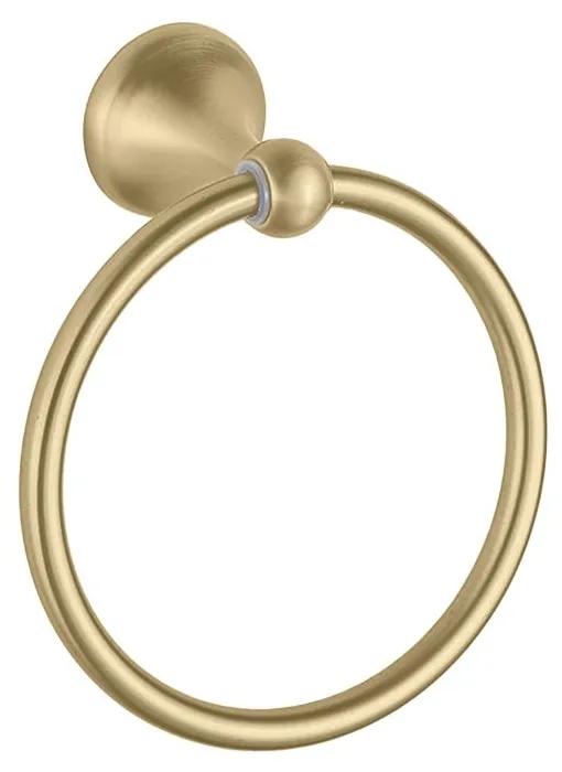 Rea Retro, prsteňový držiak na uterák 332867, zlatá matná, REA-06918