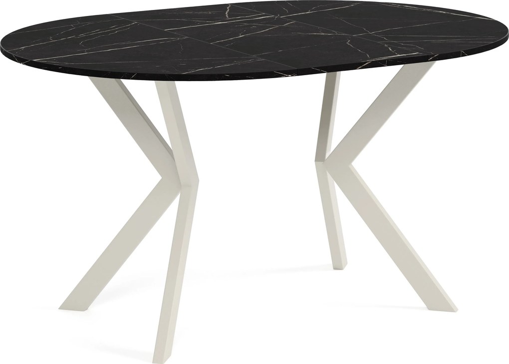 Okrúhly rozkladací jedálensky stôl DEVO Veľkosť: 90 - 128 cm