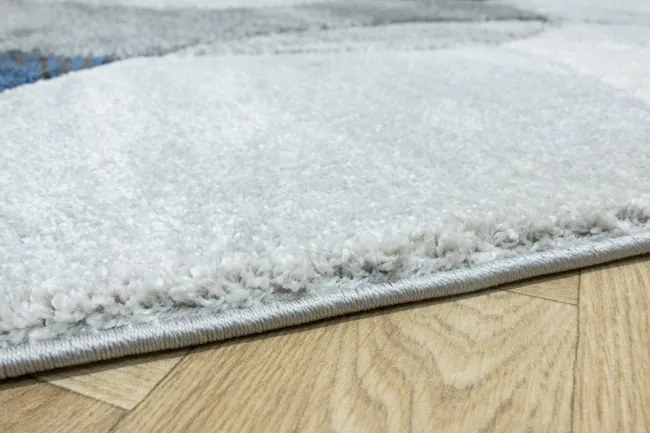 Koberec Kandy N390A sivý / modrý